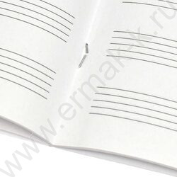 Тетрадь для нот 24л А5+ мл.классы "Зайка со скрипкой" расширенный нотный стан NEW | Фото 5