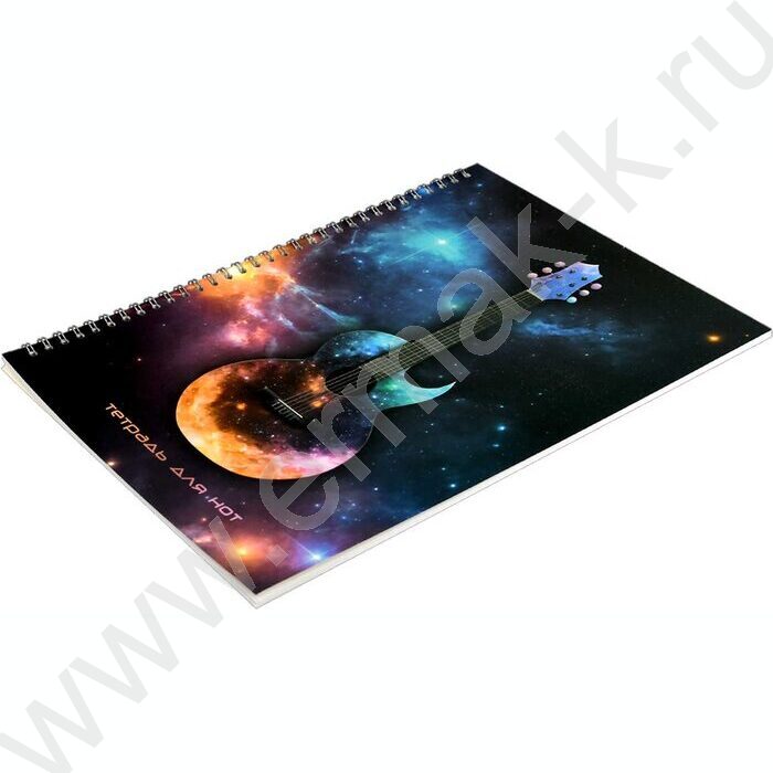 Тетрадь для нот 32л А4 /спираль/  "Космическая гитара" | Фото 2