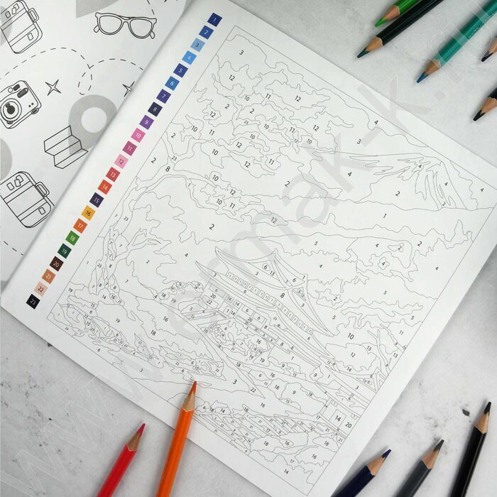 Раскраска 215*215 Картины по номерам.Путешествия | Фото 7