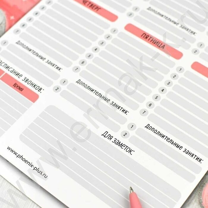 Расписание уроков А3 Кролик /выб.Уф-лак/ | Фото 5