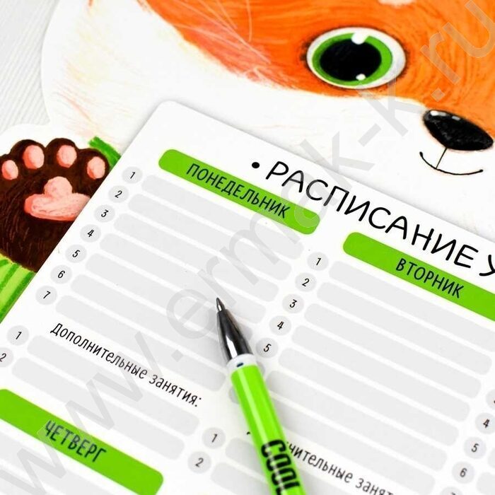 Расписание уроков А3 Лис /выб.Уф-лак/ | Фото 5