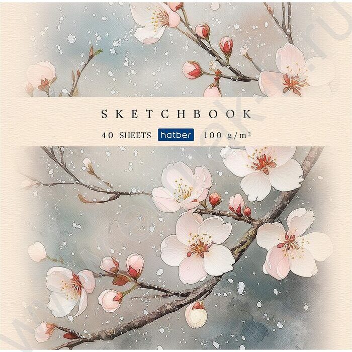 Скетчбук  40л А5 "Ботаника" без линовки 100г/кв.м | Фото 2