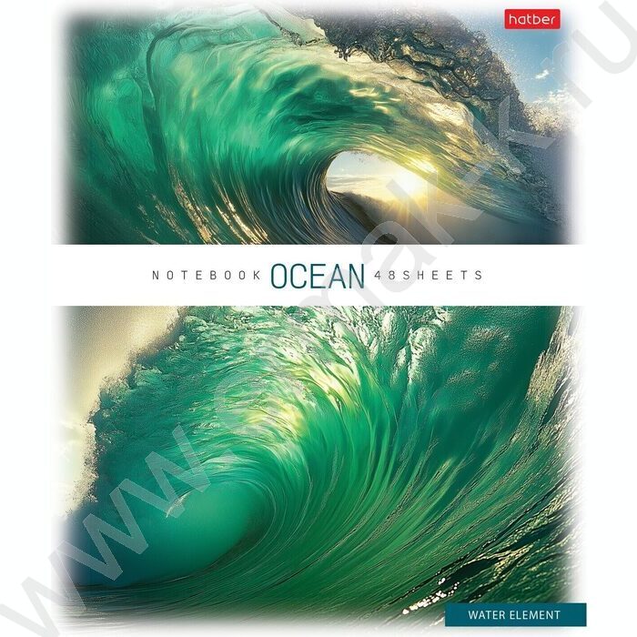 Тетрадь  48л линейка пл.обл. "Ocean" ассорти | Фото 3