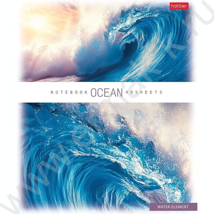 Тетрадь  48л линейка пл.обл. "Ocean" ассорти | Фото 5