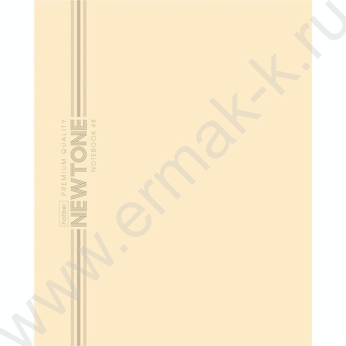 Тетрадь  48л клетка "NEWtone PASTEL Лунный камень" /ламинация Soft-touch/ | Фото 1