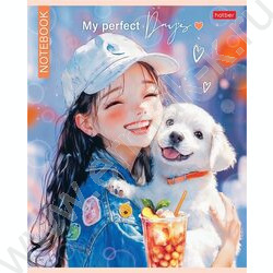 Тетрадь  48л клетка "Bubble tea" /ламинация Soft-touch/ NEW | Фото 6