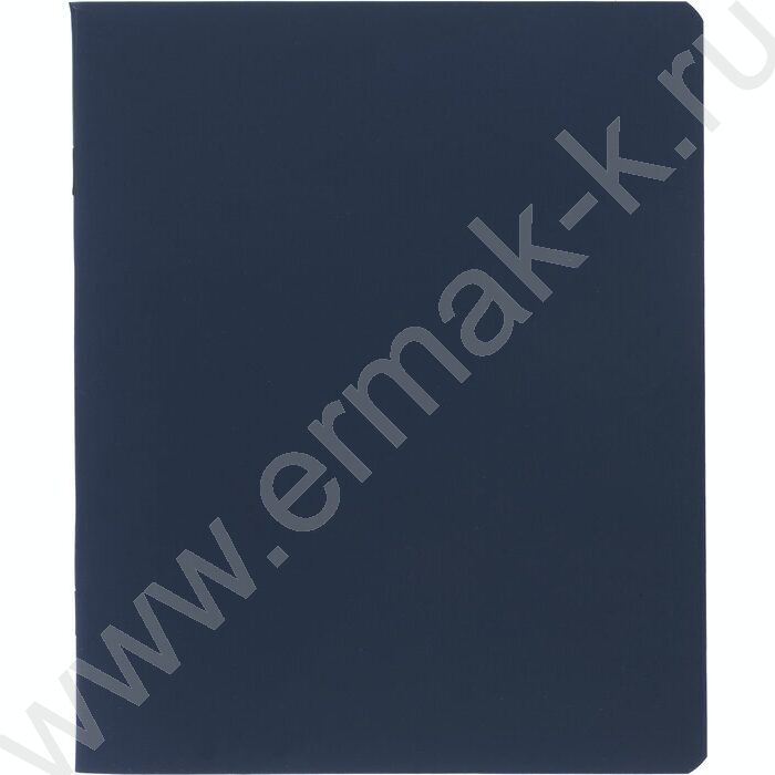 Тетрадь  48л клетка "SoloMatte- Сапфир" /ламинация Soft-touch/ | Фото 1