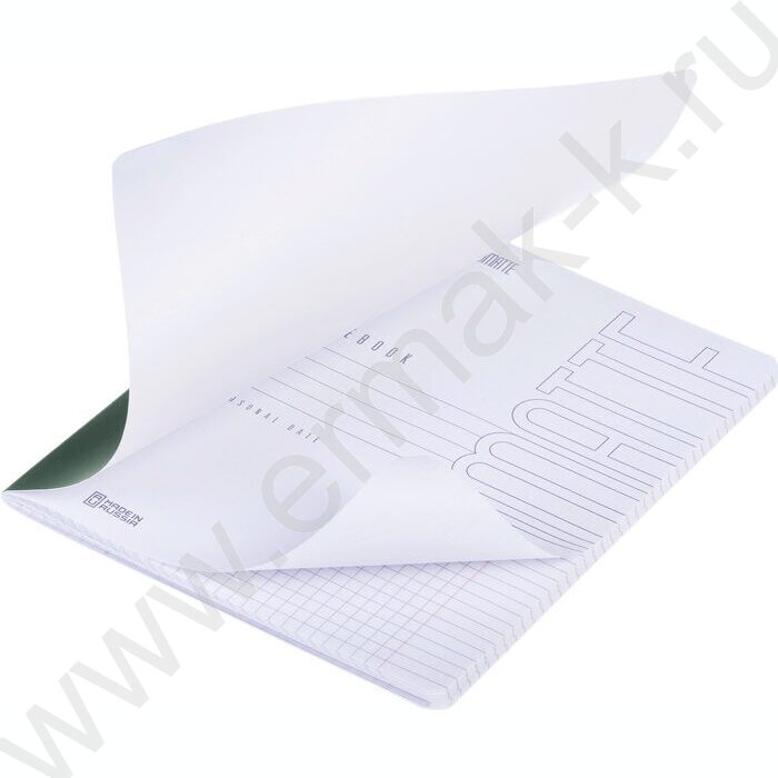 Тетрадь  48л клетка "SoloMatte- Малахит" /ламинация Soft-touch/ | Фото 2