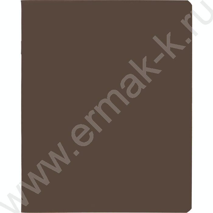 Тетрадь  48л клетка "SoloMatte- Шоколадный мусс" /ламинация Soft-touch/ | Фото 1