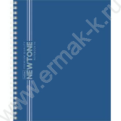 Тетрадь  96л клетка/спираль "NEWtone PASTEL Чернильное небо" /ламинация Soft-touch/ NEW | Фото 1