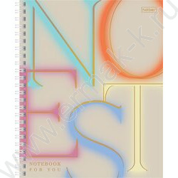 Тетрадь  96л клетка/спираль "Notes" /мат.ламин. 3D фольга/ ассорти NEW | Фото 2