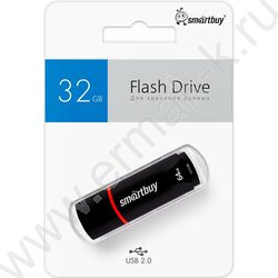 Съемный носитель информации 64GB USB Flash Drive <USB 2.0> черный "Crown" NEW | Фото 3