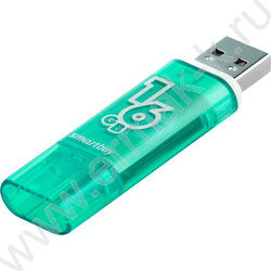 Съемный носитель информации 16GB USB Flash Drive <USB 2.0> зеленый "Glossy" NEW | Фото 2