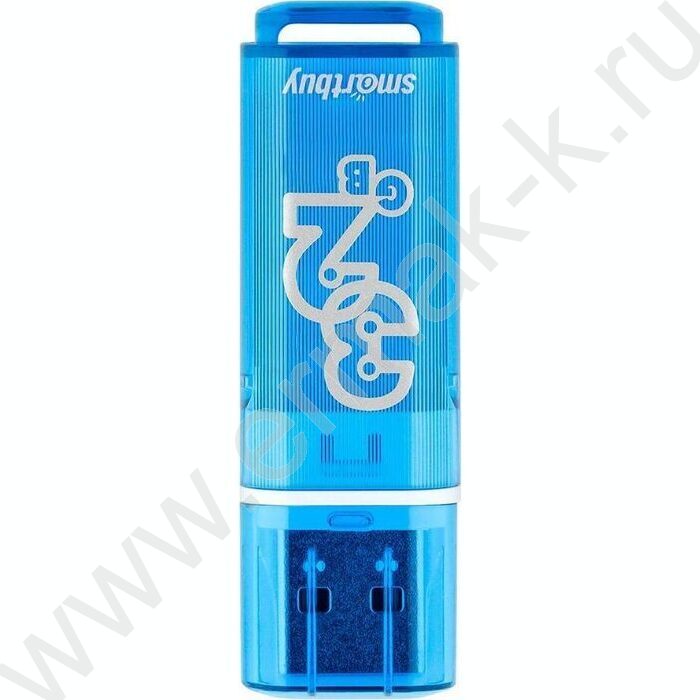 Съемный носитель информации 32GB USB Flash Drive <USB 2.0> голубой "Glossy" | Фото 1