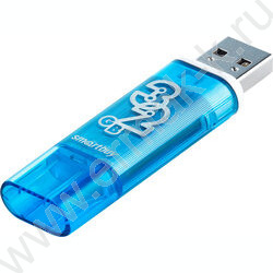 Съемный носитель информации 32GB USB Flash Drive <USB 2.0> голубой "Glossy" NEW | Фото 2