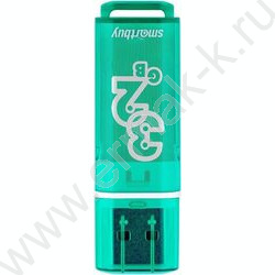 Съемный носитель информации 32GB USB Flash Drive <USB 2.0> зеленый "Glossy" NEW | Фото 1