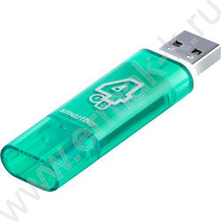 Съемный носитель информации  4GB USB Flash Drive <USB 2.0> зеленый "Glossy" NEW | Фото 2