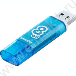 Съемный носитель информации  8GB USB Flash Drive <USB 2.0> голубой "Glossy" NEW | Фото 2