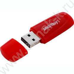 Съемный носитель информации  4GB USB Flash Drive <USB 2.0> красный "Scout" NEW | Фото 3