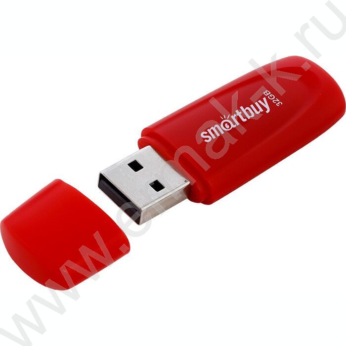 Съемный носитель информации 32GB USB Flash Drive <USB 2.0> красный "Scout" | Фото 3