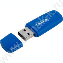 Съемный носитель информации 32GB USB Flash Drive <USB 2.0> синий "Scout" NEW | Фото 3