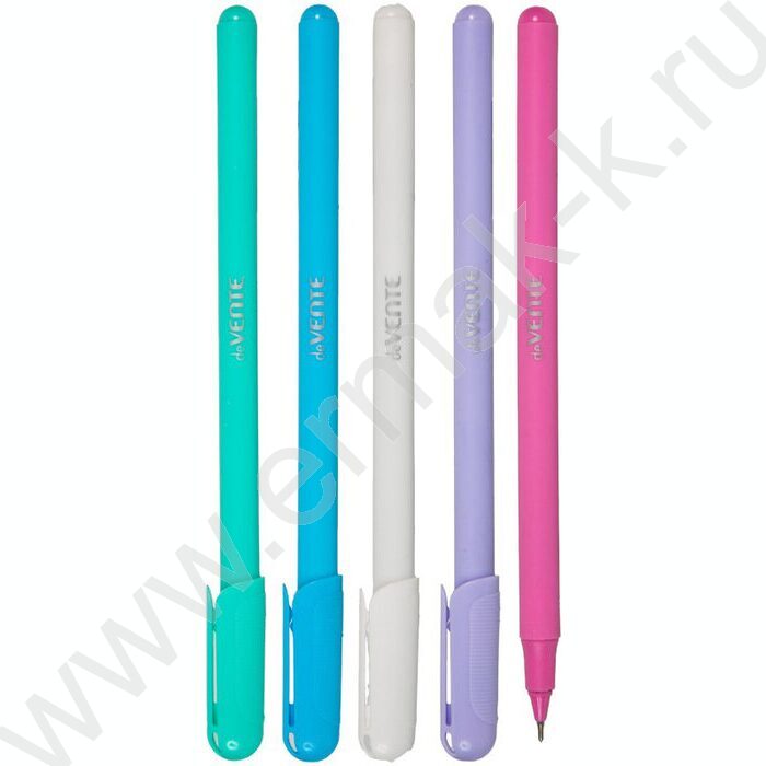 Ручка шар Pastel синяя 0,7мм,  игольчатый пишущий узел /корпус ассорти NEW | Фото 1