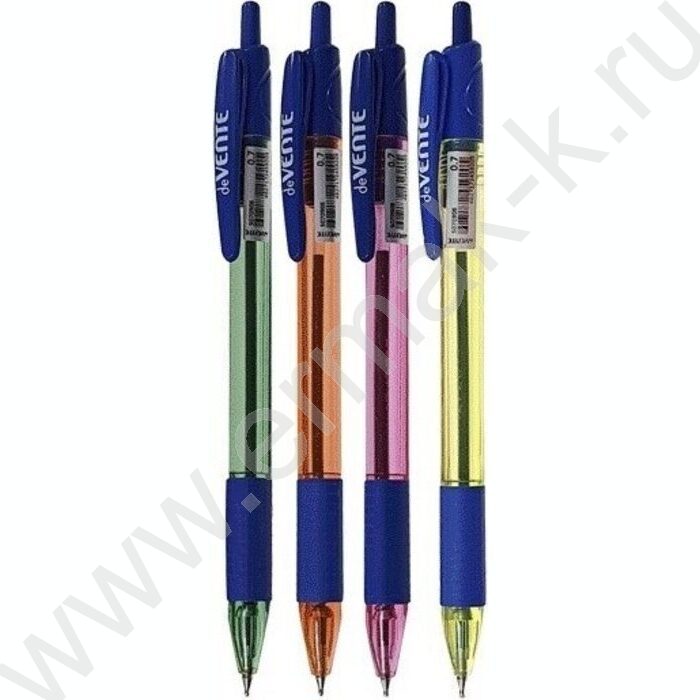 Ручка шар Triolino Neon синяя 0,7мм /полупрозр. трехгр. корпус с каучук. держателем /ассорти нео | Фото 1