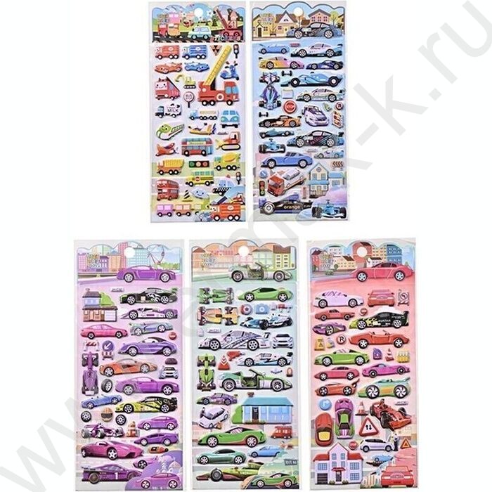 Наклейки декоративные 10,5*24,5см Для мальчиков ассорти | Фото 1