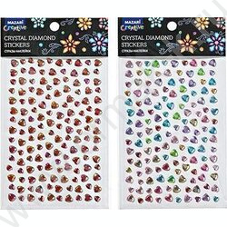 Наклейки-стразы пластиковые Ассорти ОПП-упаковка | Фото 2