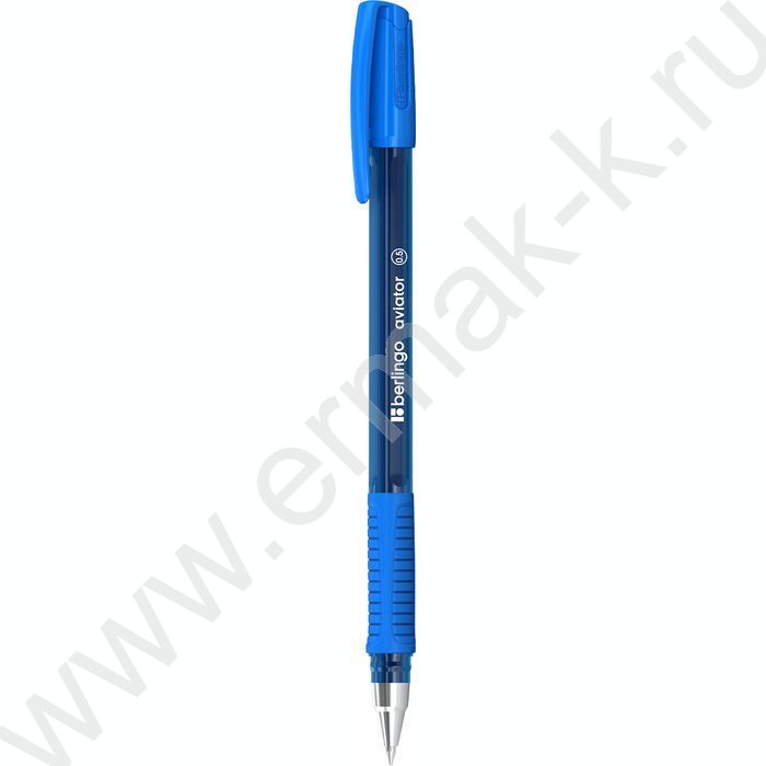 Ручка шар "Aviator" 0,5мм синяя /резин. грип | Фото 1