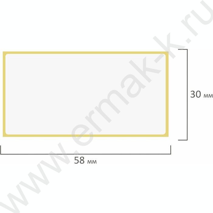 Термоэтикетка 58*30мм "Эко" рулон /900шт | Фото 4