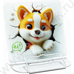 Подставка д/книг 22,7*16,5см "Dog" /металл NEW | Фото 1