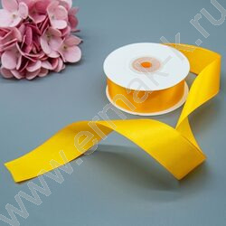 Лента атлас 2,5см*22,85м 25ярд светло-оранжевая NEW | Фото 2