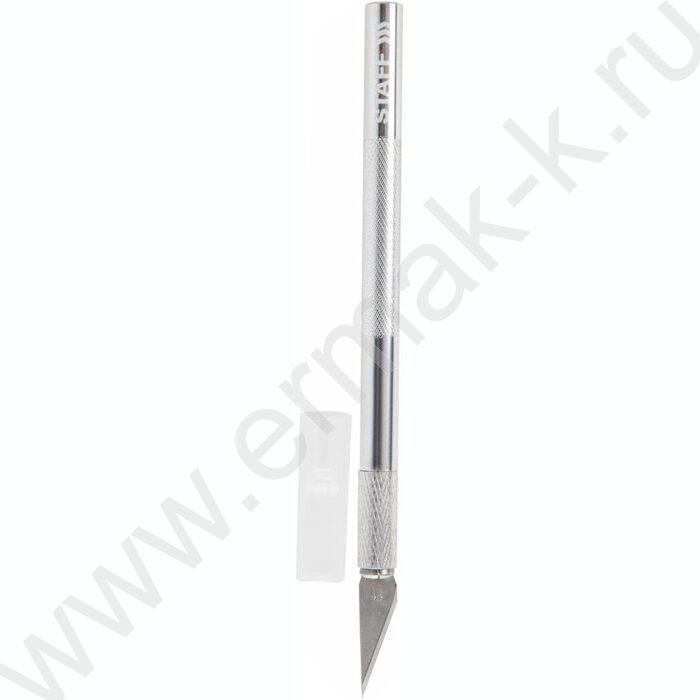 Нож-скальпель металлический корпус  /в комплекте 11 лезвий | Фото 1