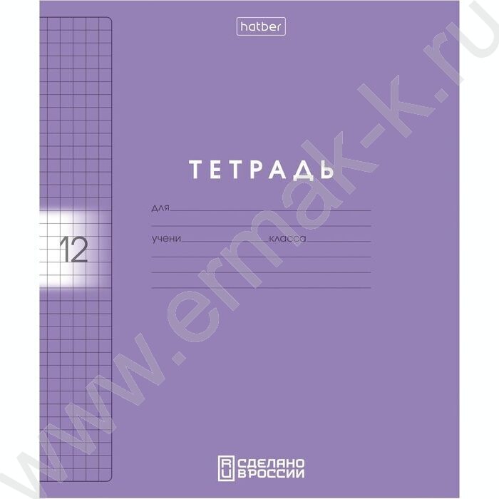 Тетрадь  12л клетка пл.обл."Color Set" ассорти | Фото 2