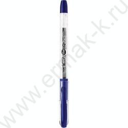 Ручка гелевая синяя 0,5мм  "Gelocity Stic" /прозр.корпус, резин.держатель NEW | Фото 3
