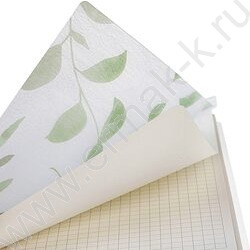 Блокнот  80л А6 спираль/пластик.обл. "NATURAL LEAVESS" | Фото 3