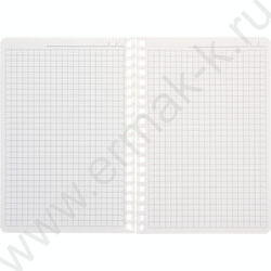 Блокнот  80л А6 спираль/пластик.обл. "NATURAL BLUE FLOWERS" | Фото 2