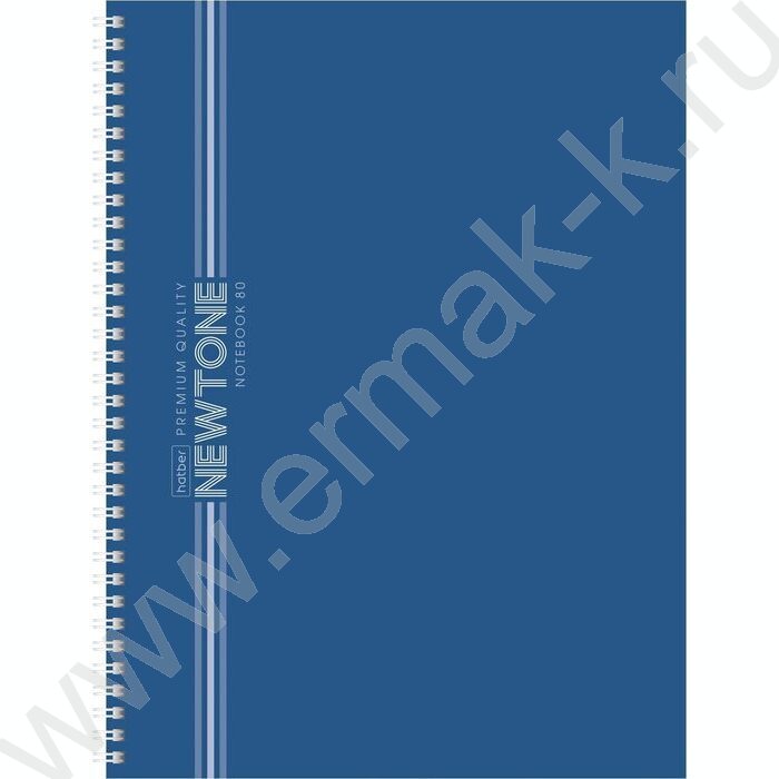 Тетрадь  80л А4 клетка/спираль/многоуров.перфорация "NEWtone PASTEL Чернильное небо" | Фото 1