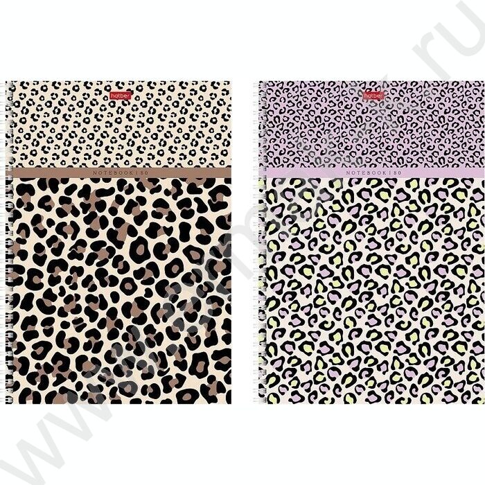 Тетрадь  80л А4 клетка /спираль /перфорация на отрыв/ "LEO-принт" | Фото 1