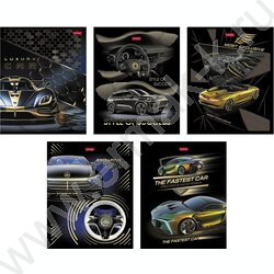 Тетрадь  48л клетка "Роскошь и стиль" /3D фольга /мат.лам. /5видов | Фото 1