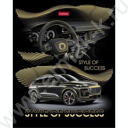 Тетрадь  48л клетка "Роскошь и стиль" /3D фольга /мат.лам. /5видов | Фото 3