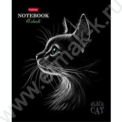 Тетрадь  48л клетка "Black Cat" /3D лак /мат.лам. /5видов | Фото 6