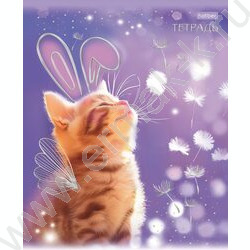 Тетрадь  48л клетка "Грезы и мечты" /3D фольга /мат.лам. /5видов | Фото 2