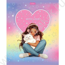 Тетрадь  48л клетка "Грезы и мечты" /3D фольга /мат.лам. /5видов | Фото 5