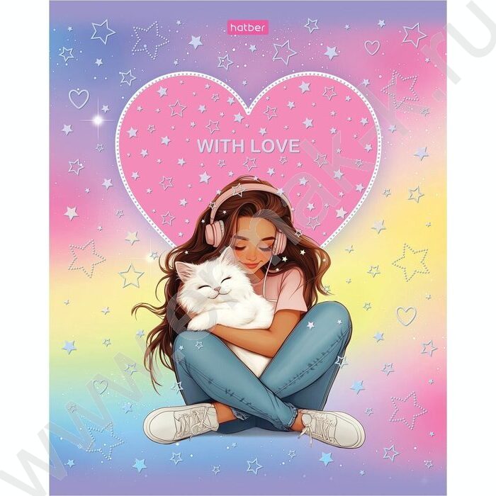 Тетрадь  48л клетка "Грезы и мечты" /3D фольга /мат.лам. /5видов | Фото 5