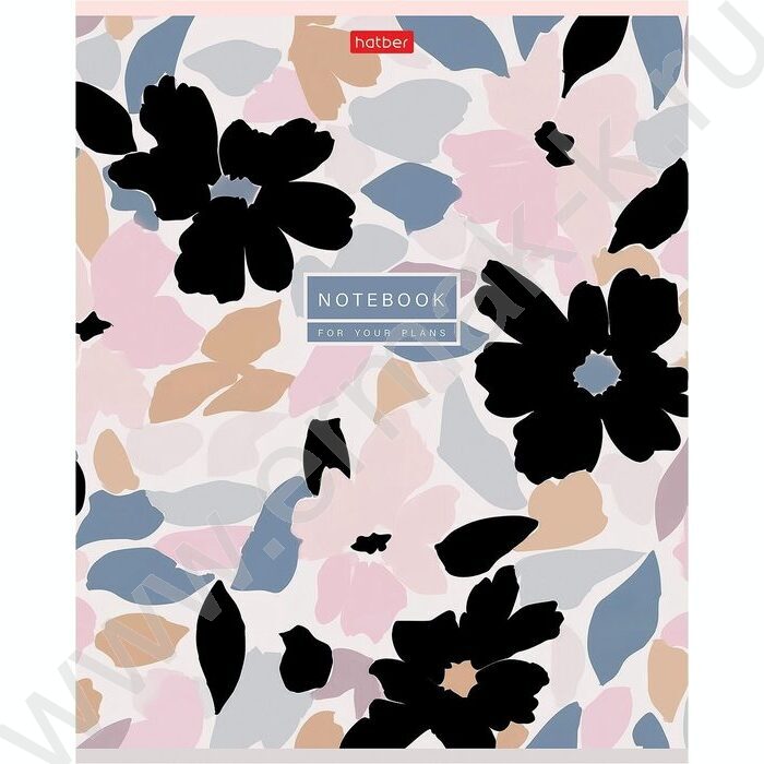 Тетрадь  48л линейка "Музыка цветов" /тиснение/ 5видов | Фото 4