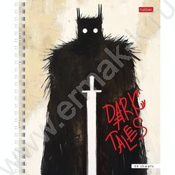 Тетрадь  48л клетка/спираль "Dark tales" 4вида | Фото 3