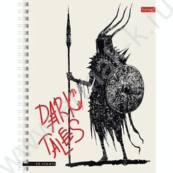 Тетрадь  48л клетка/спираль "Dark tales" 4вида | Фото 5