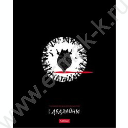 Тетрадь  48л клетка/пластик обл. "Кот-самурай" ассорти | Фото 2